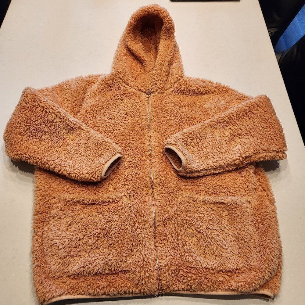 Volcom Women's Lived in Lounge Phuz Up Sherpa Zip Fleece Jacket. Size 18 XXL